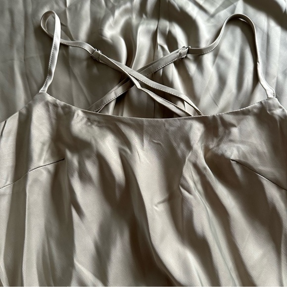 New Nasty Gal Collection Midi Satin Dress US 4 - Picture 4 of 4